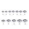 Pro Beros stainless steel double -layer flat -flat ring flat loop sub -bait circle (100/pack) DAC001