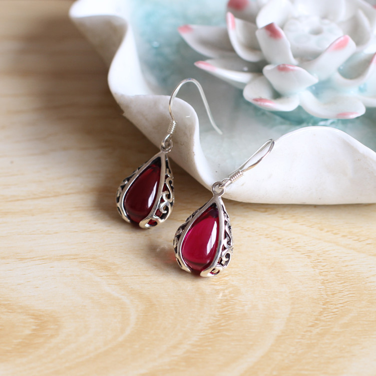 人品银品 Fashionable earrings handmade, silver 925 sample