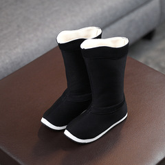 Old Beijing boy handmade cloth shoes, children's embroidered shoes, student performance shoes, Zhaoxue boots, Hanfu shoes, dance shoes