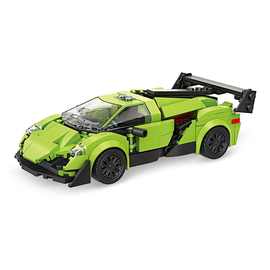 免邮兼容乐高积木跑车模型益智拼装玩具开发智力赛车DIY男孩玩具