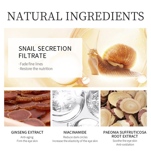 LAIKOU Red Ginseng Snail Eye Cream 30g Eye Moisturizing and Moisturizing Skin Care Products Manufacturer Shipping
