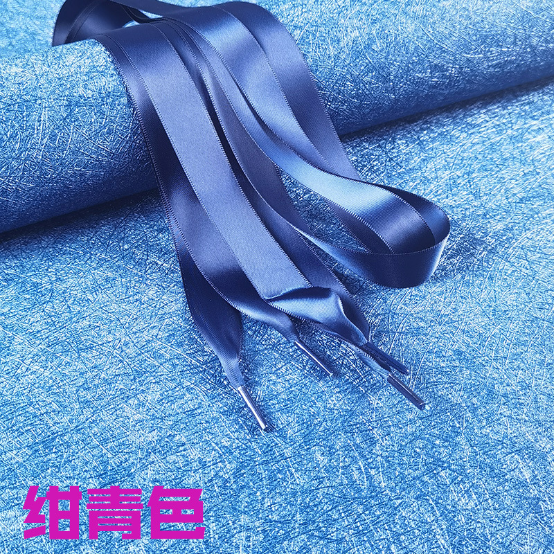 Cinta de encaje satinado color caramelo Satén de poliéster de doble cara Satén de encaje brillante encaje ancho cinta plana encaje