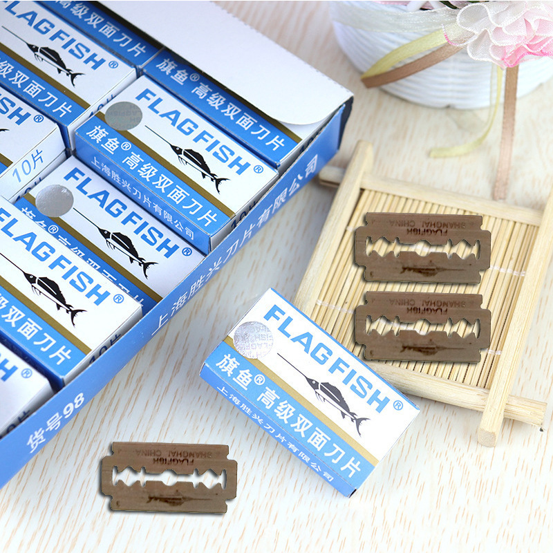 Manual Shaving Razor, Sailfish Double-Sided Razor Blades, Double-Edged Razor Blades, Boxed Wholesale