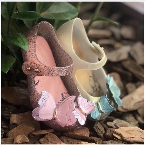 Brazilian children's jelly shoes 2024 new girls princess shoes baby summer children's shoes dance shoes kindergarten sandals