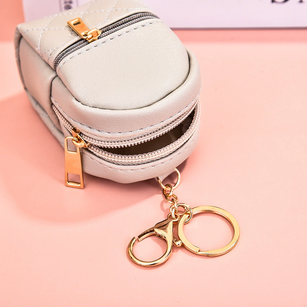 Small polyurethane wallet, cute backpack, key bag, lipstick, organizer bag, new collection