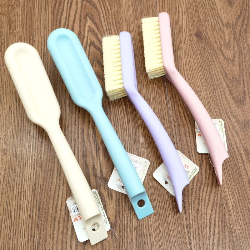 Macaron color soft brush fashion long handle shoe brush daily department stores two yuan multi-yuan store supply wholesale