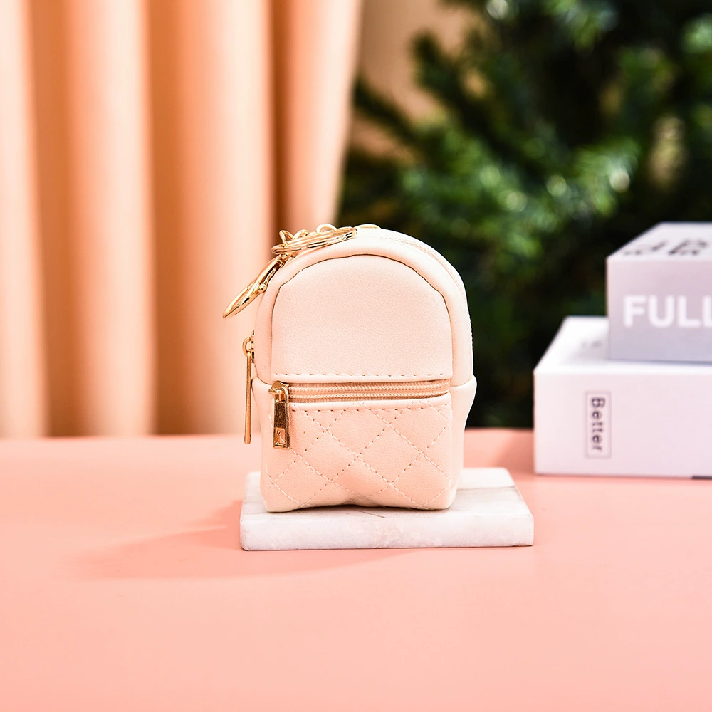 Small polyurethane wallet, cute backpack, key bag, lipstick, organizer bag, new collection