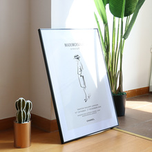 画框铝合金简约框架挂墙北欧ins金属拼图框创意铝合金相框