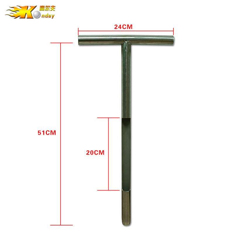 Campo de golf equipo muestra de suelo curso herramienta de mantenimiento Golf muestra de suelo suministros de golf