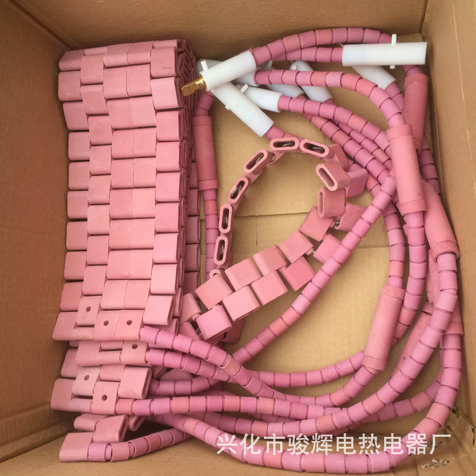 履带式陶瓷电加热器耐高温管道预热陶瓷加热带履带式陶瓷电热板