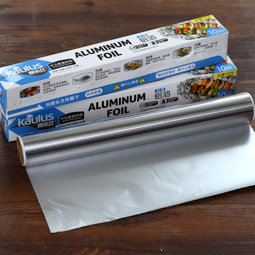 [Manufacturer wholesale] Tin foil barbecue oven tin foil air fryer baking aluminum foil disposable roll paper