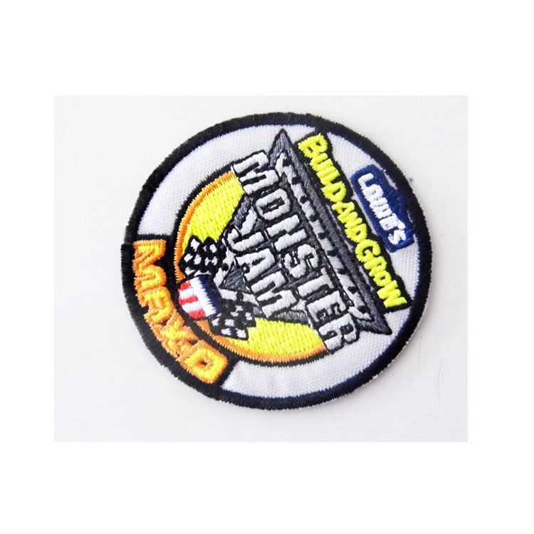 热熔胶烫钻布贴徽章帽子定做 服装胸章配饰刺绣装饰人工穿珠定制