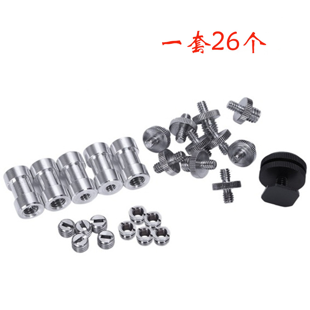 Cámara especial tornillo británico 1/4-20 vuelta 1/4 vuelta 3/8 soporte de la lámpara tornillo ranurado placa de liberación rápida tornillo