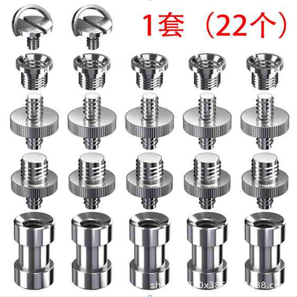 Cámara especial tornillo británico 1/4-20 vuelta 1/4 vuelta 3/8 soporte de la lámpara tornillo ranurado placa de liberación rápida tornillo