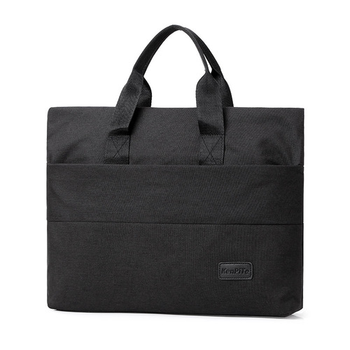 Manufacturer Direct Sale 15.6-inch Men's Minimalist Nylon Briefcase Portable Bulk Printing LOGO Bag