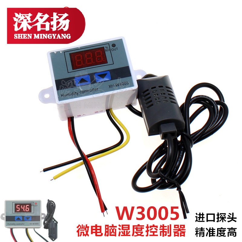 XH-W3005 Digital Display Word Humidity Controller Humidity Control Switch Humidification Constant Humidity Control XH-W3005 Digital Display Word Humidity Controller Humidity Control Switch Humidification Constant Humidity Control