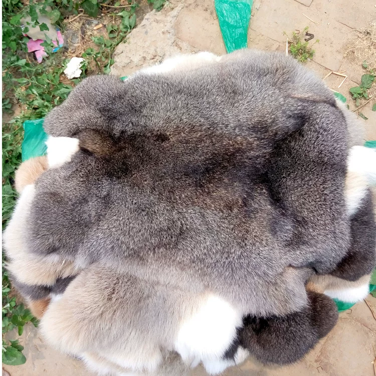 Factory spot supply Rabbit Portrait Rabbit Fur Fur Furities Zhangzi Decoration Handmade Grass Rabbit Basin