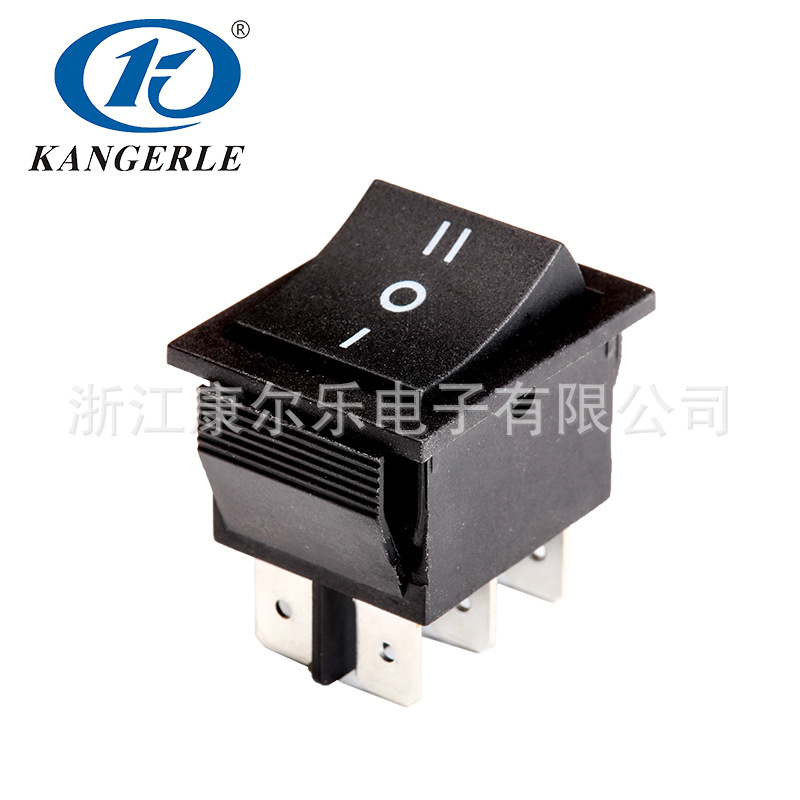 船型开关KCD2 黑色按钮两档开关KCD2-231 塑料开关  船型开关