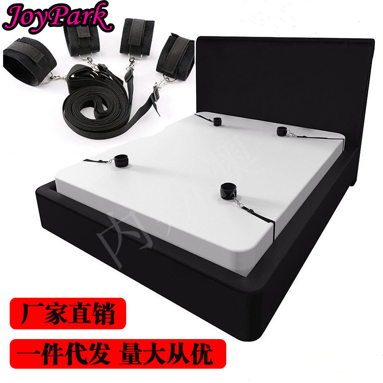 Joypark Bed Board Belt Bonded SM Sex Handcuffed and Foot Handcuffed…