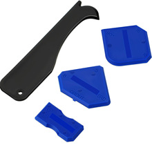 优质玻璃胶刮板4件套美国欧洲流行款plastic sealant scraper