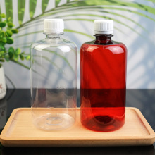 批发 500ml塑料瓶透明PET液体瓶500毫升一斤试剂分装瓶取样包装瓶