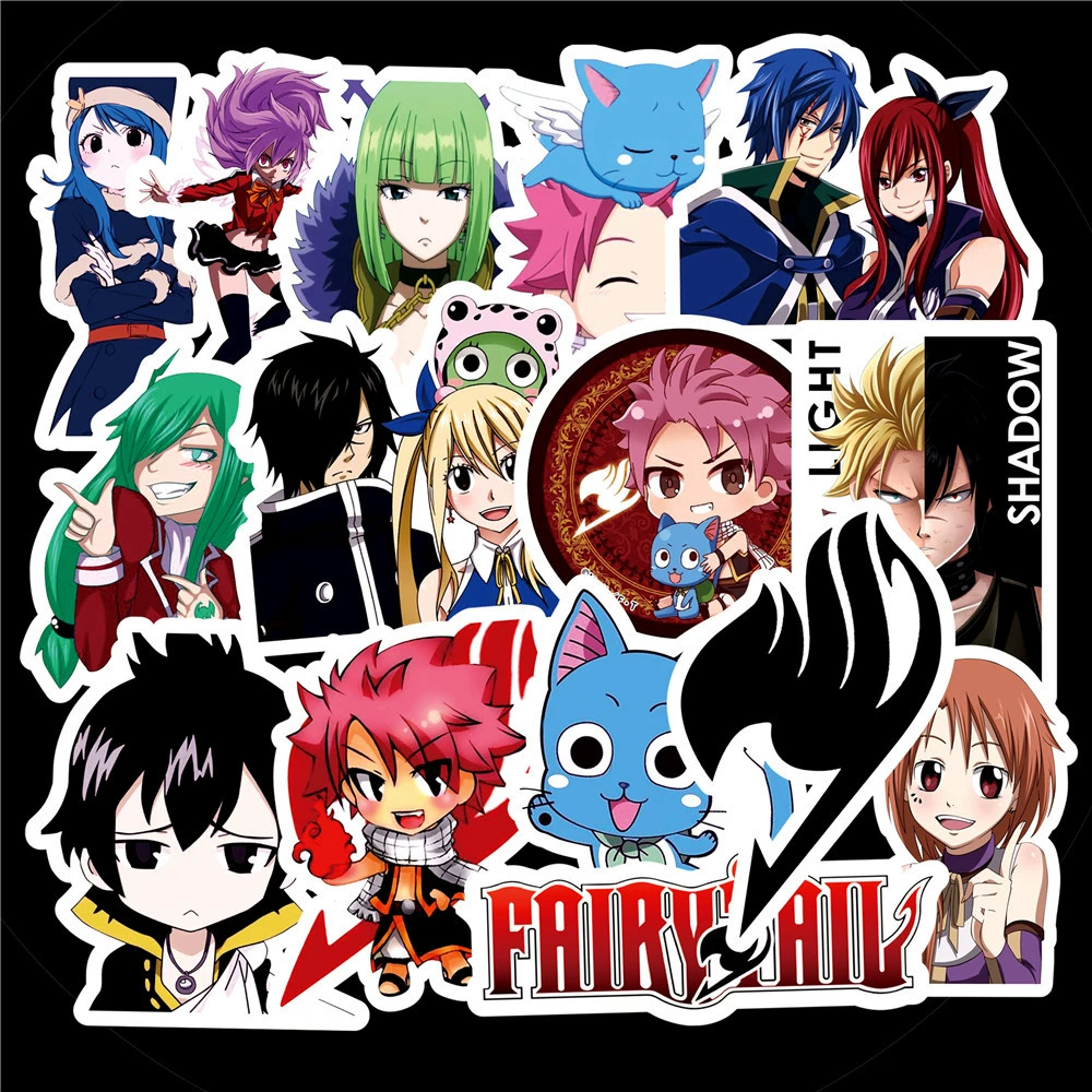 50 FAIRY TAIL Fairy Tail Caddy Patching Patching Luggage Capital Capital Mobile Phone Body Waterproof Sticker