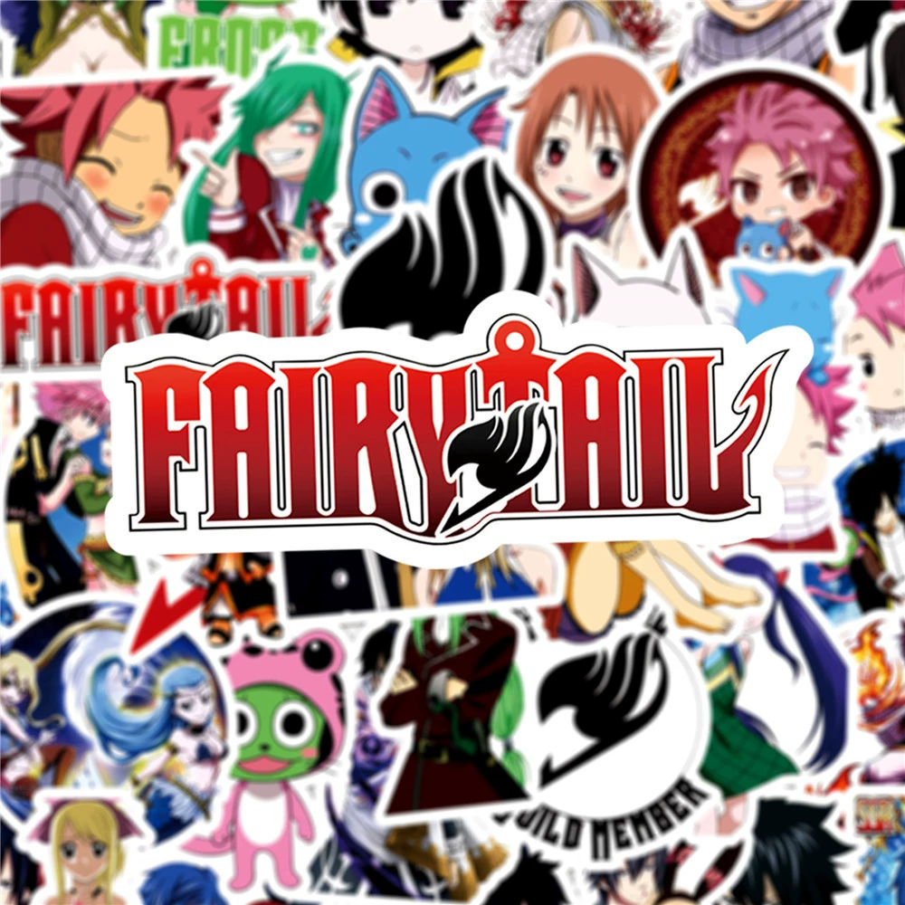 50 FAIRY TAIL Fairy Tail Caddy Patching Patching Luggage Capital Capital Mobile Phone Body Waterproof Sticker