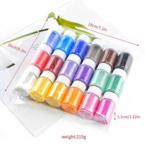 Floral DIY crystal mud material color pearlescent powder glue fantasy color pigment mermaid glitter powder mica powder pigment