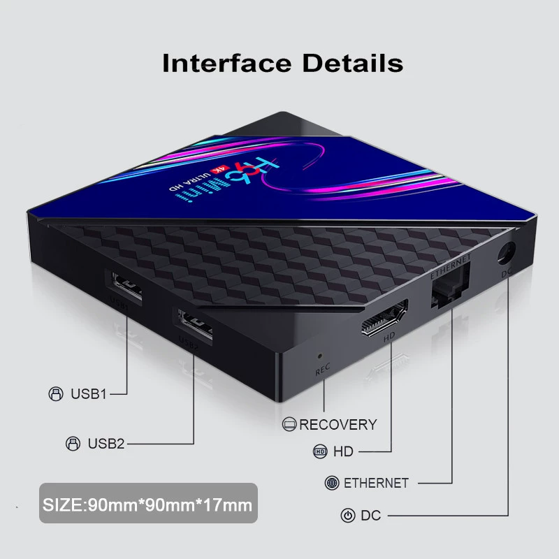 [H96MiniV8跨境机顶盒安卓12RK3228A电视盒2G/16Gtvbox批发无线]