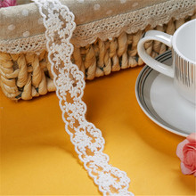 1029538新款DIY服装辅料蕾丝花边胚色网纱电脑刺绣宽2.8厘米