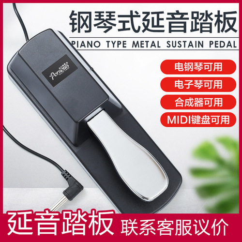 Sustain pedal Yamaha electronic keyboard Roland electric piano MIDI keyboard synthesizer instrument universal pedal