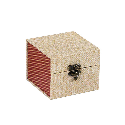 Cotton and Linen Fabric Bow-knot Pattern Brocade Box Zisha Teapot Ceramic Tea Set Tea Cup Packaging Box Jian Zhan Seal Ancient Collectibles Gift Box