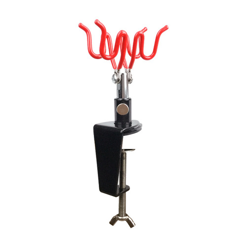 Model air pump coloring airbrush pen holder pen holder corrosion-resistant all-metal clip-on two-pen airbrush pen holder