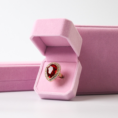 Factory wholesale jewelry accessories gemstone velvet boxes necklaces rings bracelets earrings earring bracelets packaging boxes