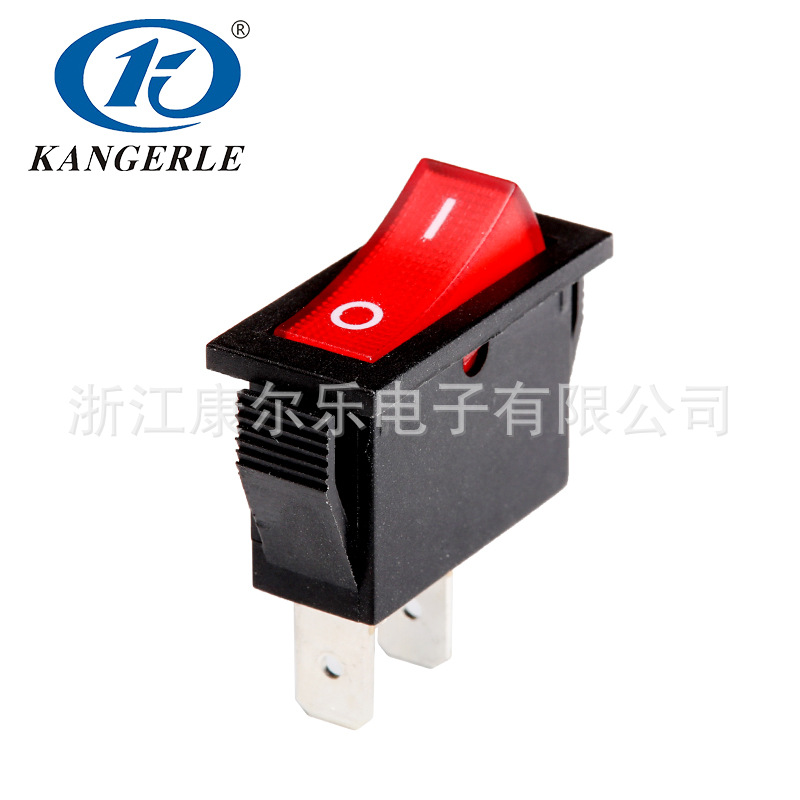 浙江温州KANGERLE KCD2两脚开关塑料开关 环保  船型开关