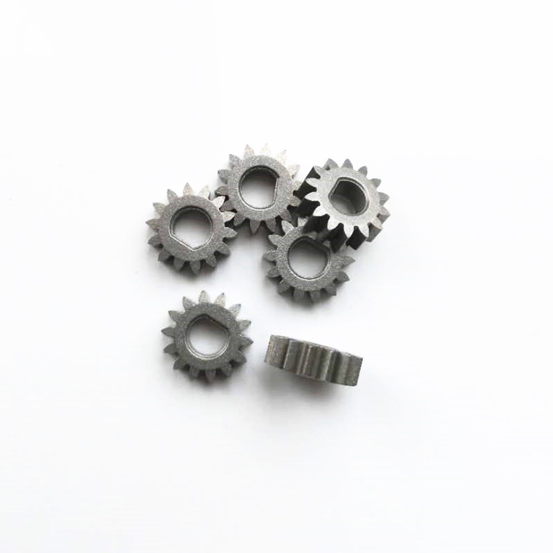 直齿轮1模 14齿 D形孔 内径7D 粉末冶金铁基 电机齿轮 硬齿面