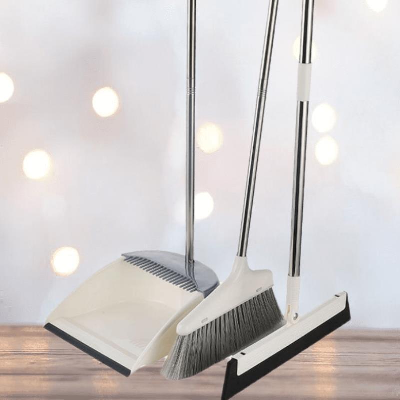 Plastic Broom Dustpan Set Combination Household Makeover Magic Broom Sweeping Water Sweeping Broom Dustpan