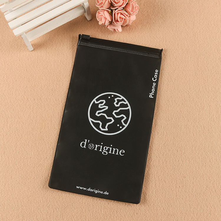 黑色EVA服装袋 EVA拉链饰品包装袋 黑色拉链PVC包装袋PE服装袋