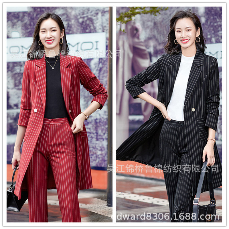 TR弹力四面弹乱麻双层平纹呢双面华达呢色织麻灰中长拉毛人字斜纹