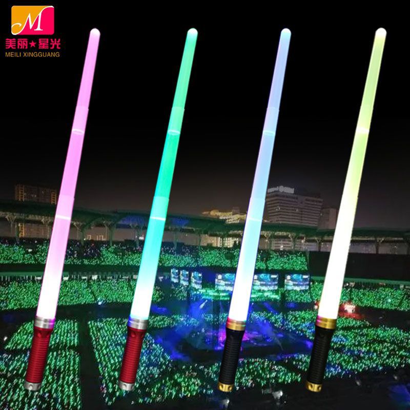 Nuevos juguetes luminosos creativos para niños, varillas luminosas led, varillas luminosas retráctiles, productos de piso, juguetes luminosos al por mayor