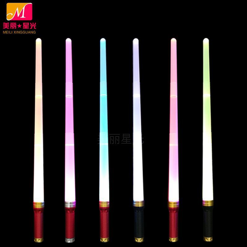 Nuevos juguetes luminosos creativos para niños, varillas luminosas led, varillas luminosas retráctiles, productos de piso, juguetes luminosos al por mayor