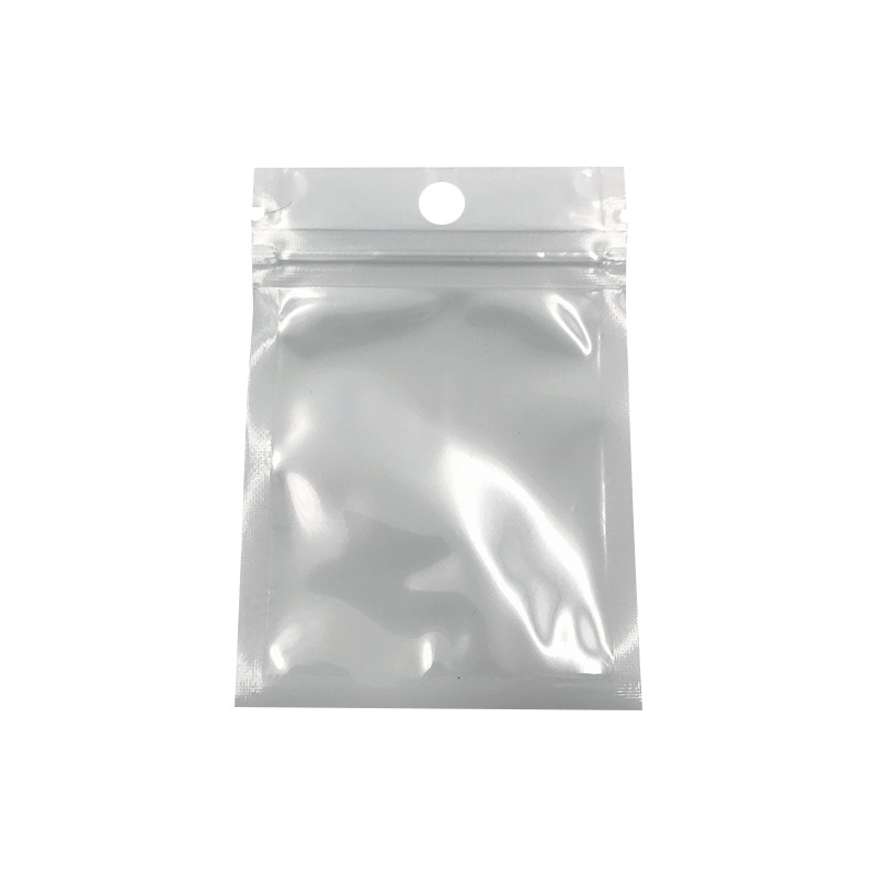 Bolsa de autosellado Película de perlas Yin y Yang bolsa de hueso pendientes joyería bolsa sellada bolsa de plástico translúcido cable de datos bolsa de carga