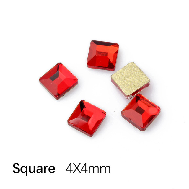 4x4mm 빨간색 사각형