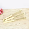Wooden handle brush