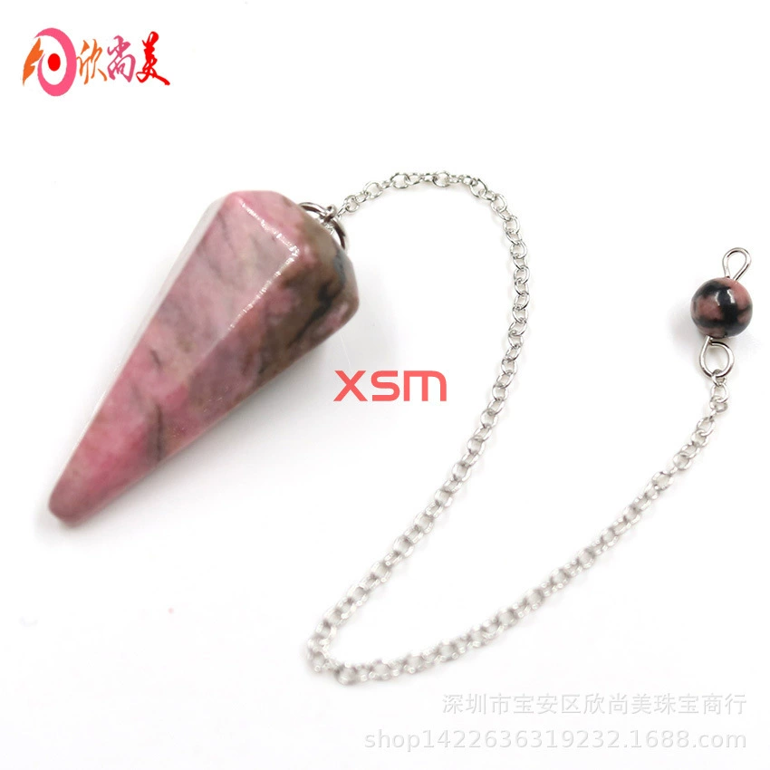 Natural water, hexagonal crystal, pendant, European style, for import, Aliexpress