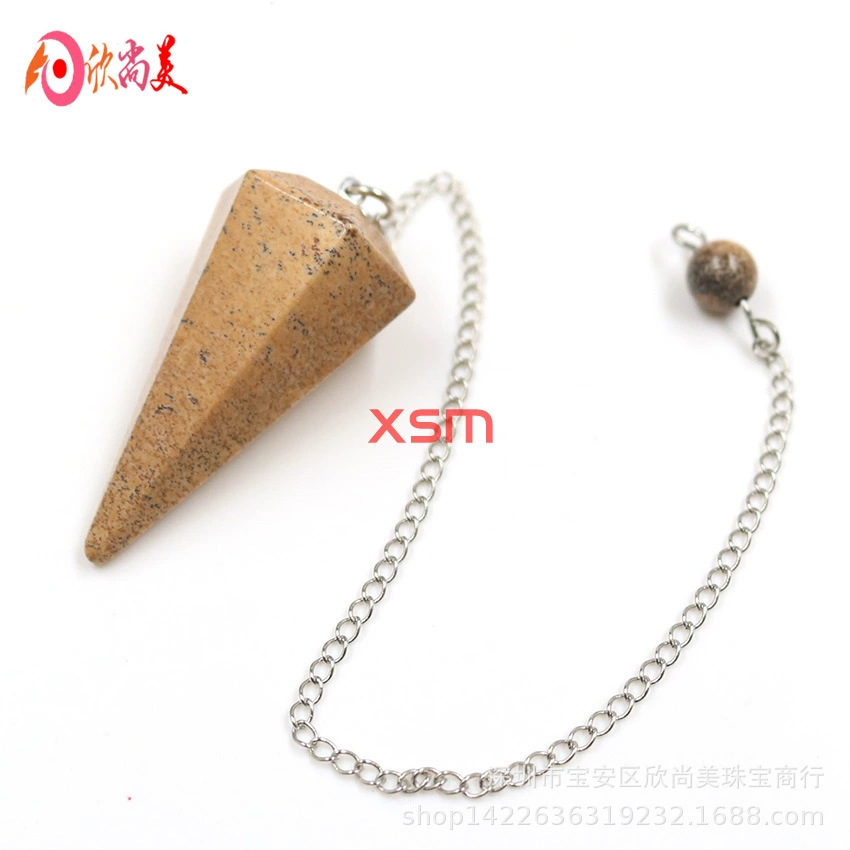 Natural water, hexagonal crystal, pendant, European style, for import, Aliexpress