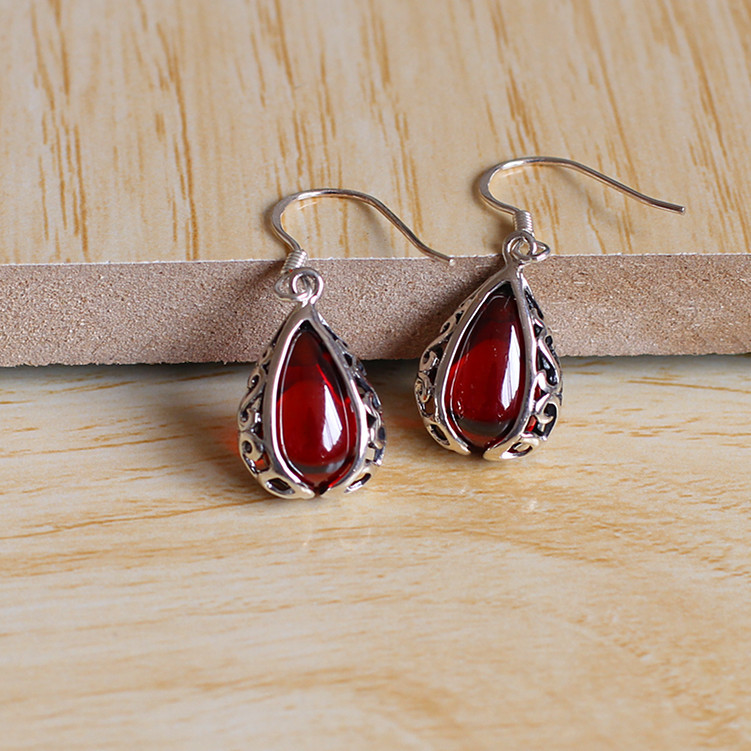 人品银品 Fashionable earrings handmade, silver 925 sample