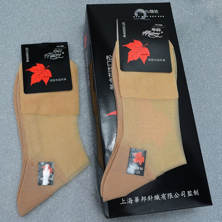 Spring summer thin non-slip tights, wear-resistant old-fashioned socks, mid-length, mid rise