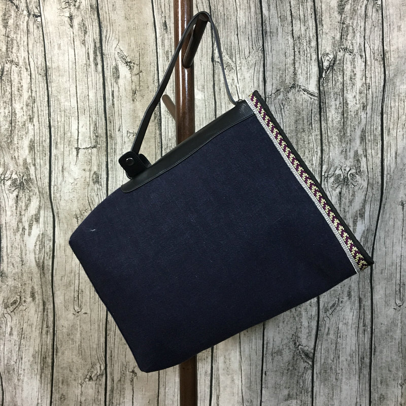 十字绣包包购物袋原创大帆布包旅行包民族风文艺风国潮包包