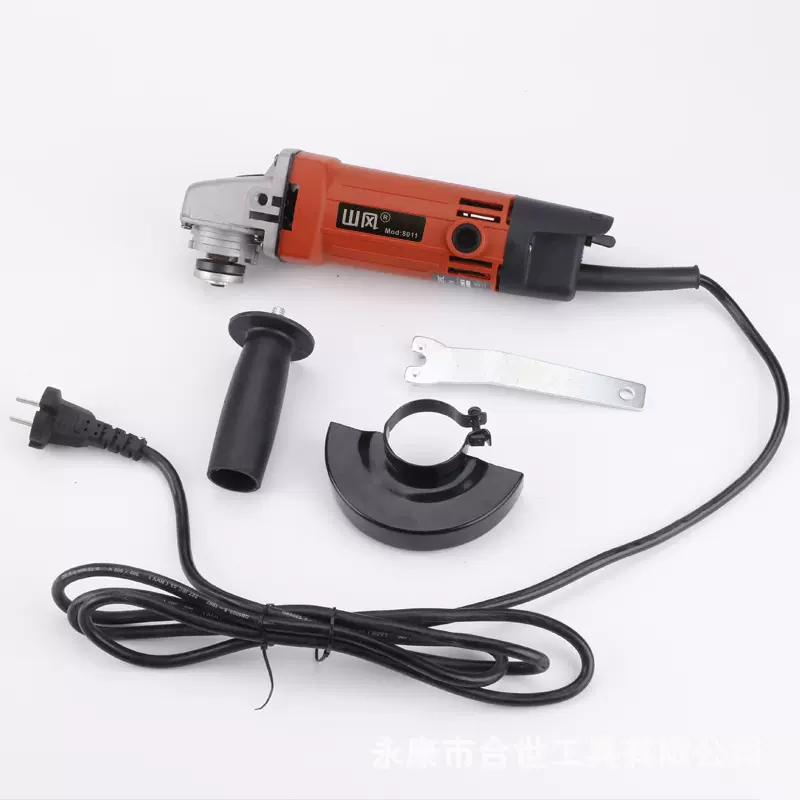 东南亚插电式电动磨光机金属砂轮机小型手持式家用角磨机抛光机